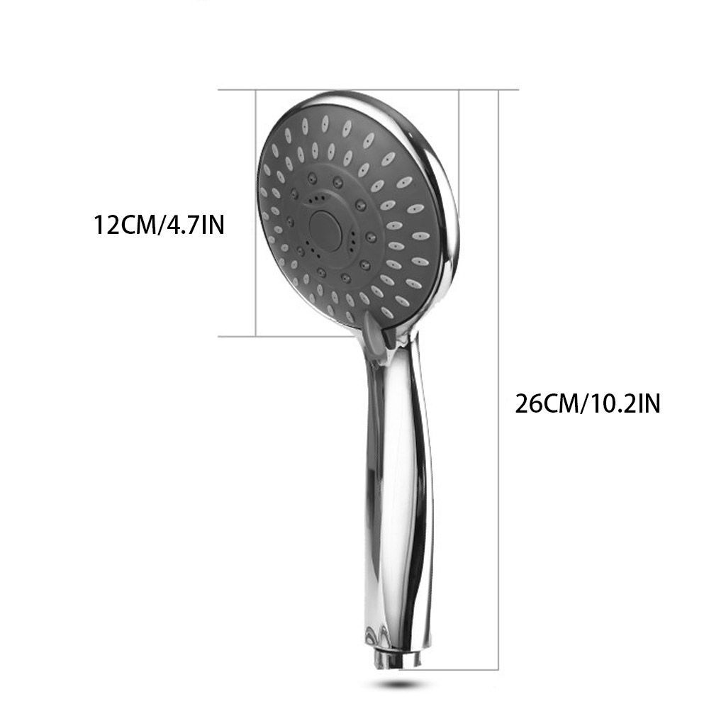 5 Spray Settings High Pressure Handheld Shower Head Massage Spa Detach