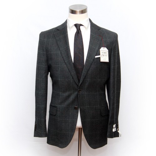 JOS A BANK Men's Blazer Size 46L SportCoat Jacket Plaid Wool Slim Fit D060374 - Picture 4 of 24