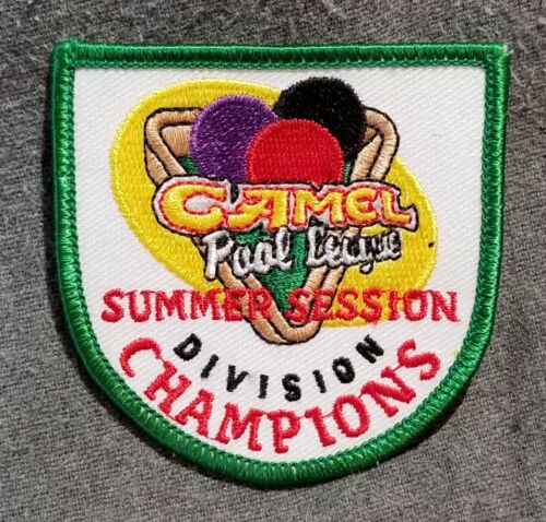 LMH Patch CAMEL 8 9 Ball POOL League Division CHAMPIONS Summer Pre APA Bud Light - Photo 1 sur 2
