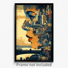 Thai Movie Poster - Lovely Berlin (Thailand Psychedelic Art Retro Film Print)