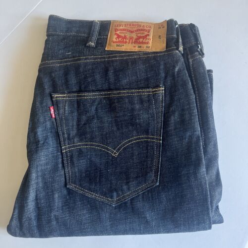 Levi´s 501 jeans men´s 38x30 regular fit straight blue denim pants