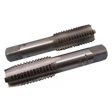 US Stock HSS 18mmx2.5 Metric Taper & Plug Tap Right Hand Thread M18x2.5mm Pitch