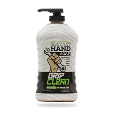 Grip Clean | Heavy Duty Mechanic Soap Hand Cleaner - Dirt-Infused, Lime Scented