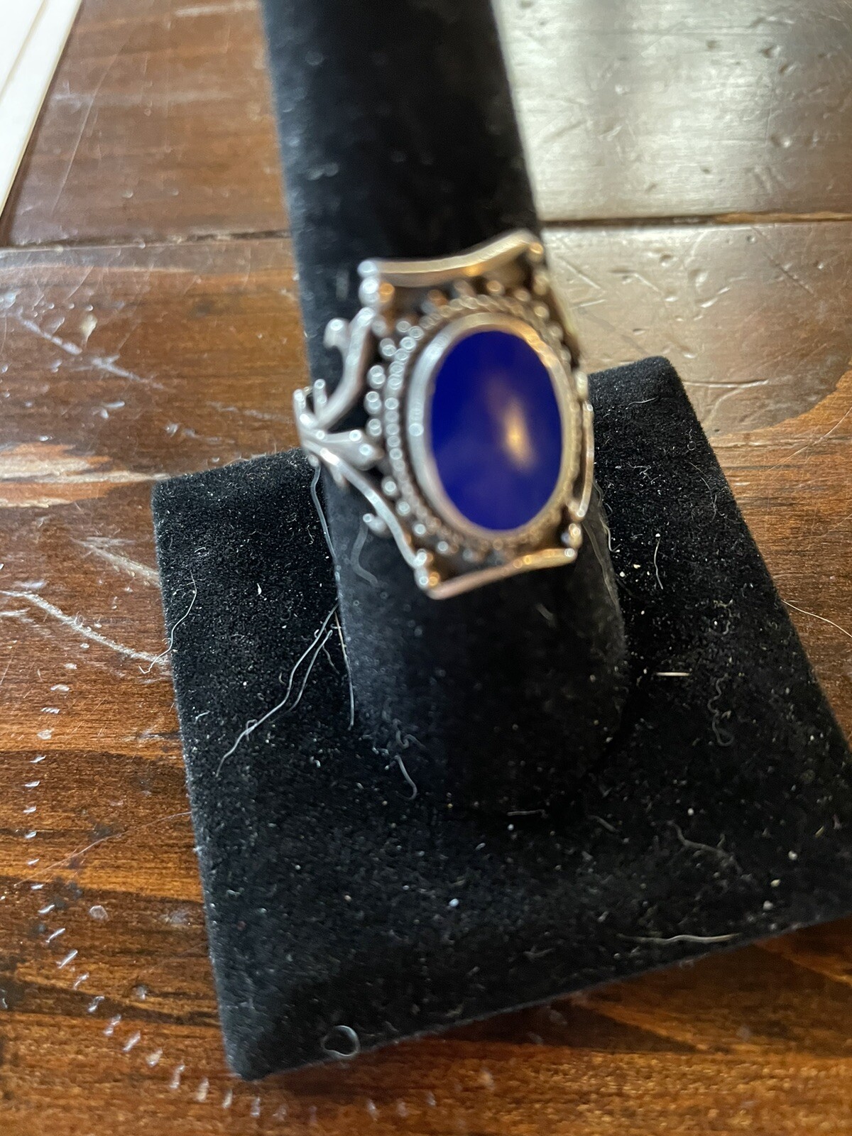 925 STERLING SOLID SILVER DESIGNER RING SIZE  8 1… - image 3