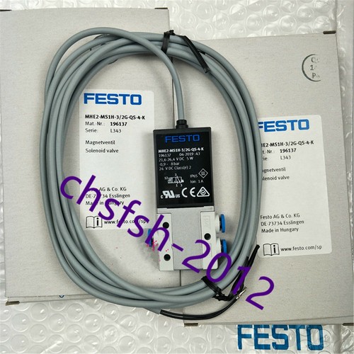 1 pcs New IN Box FESTO MHE2-MS1H-3/2G-QS-4-K solenoid valve - Picture 2 of 2