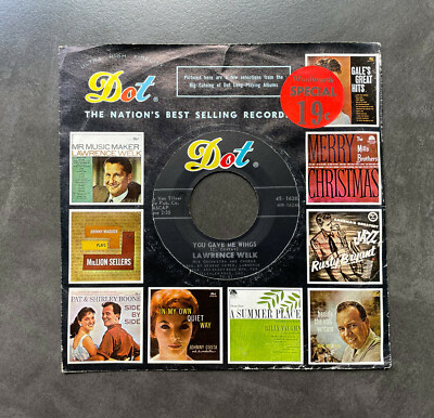 7'' Lawrence Welk - You Gave Me Wings/ A-One, A-Two, A-Cha Cha Cha - US DOT