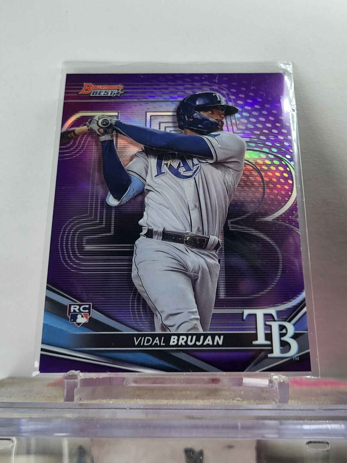 2022 Bowman's Best Purple Refractor /250 Vidal Brujan #55 Rookie RC