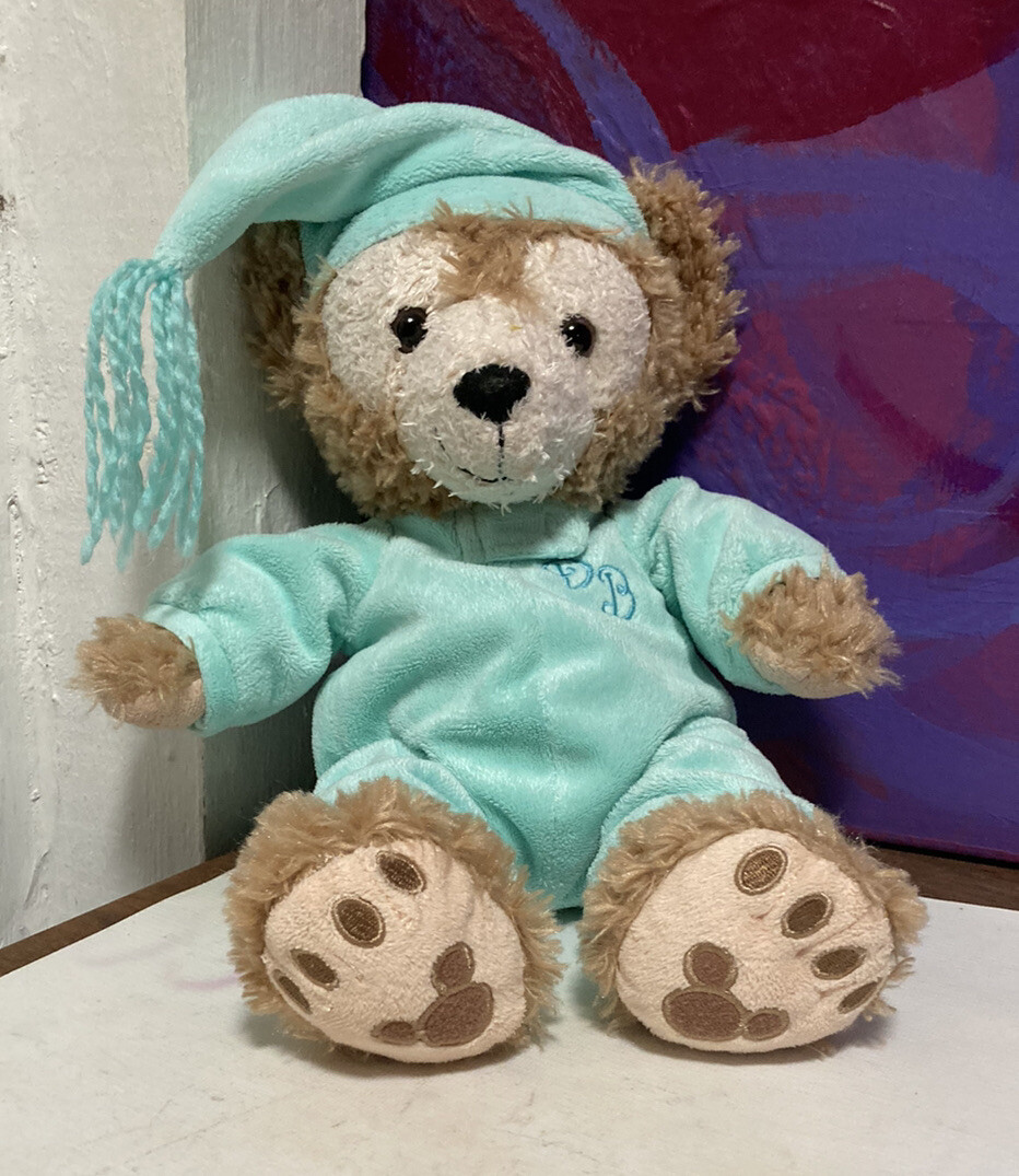 Duffy My First Bear Mint Green Pajamas Hidden Mickey Stuffed