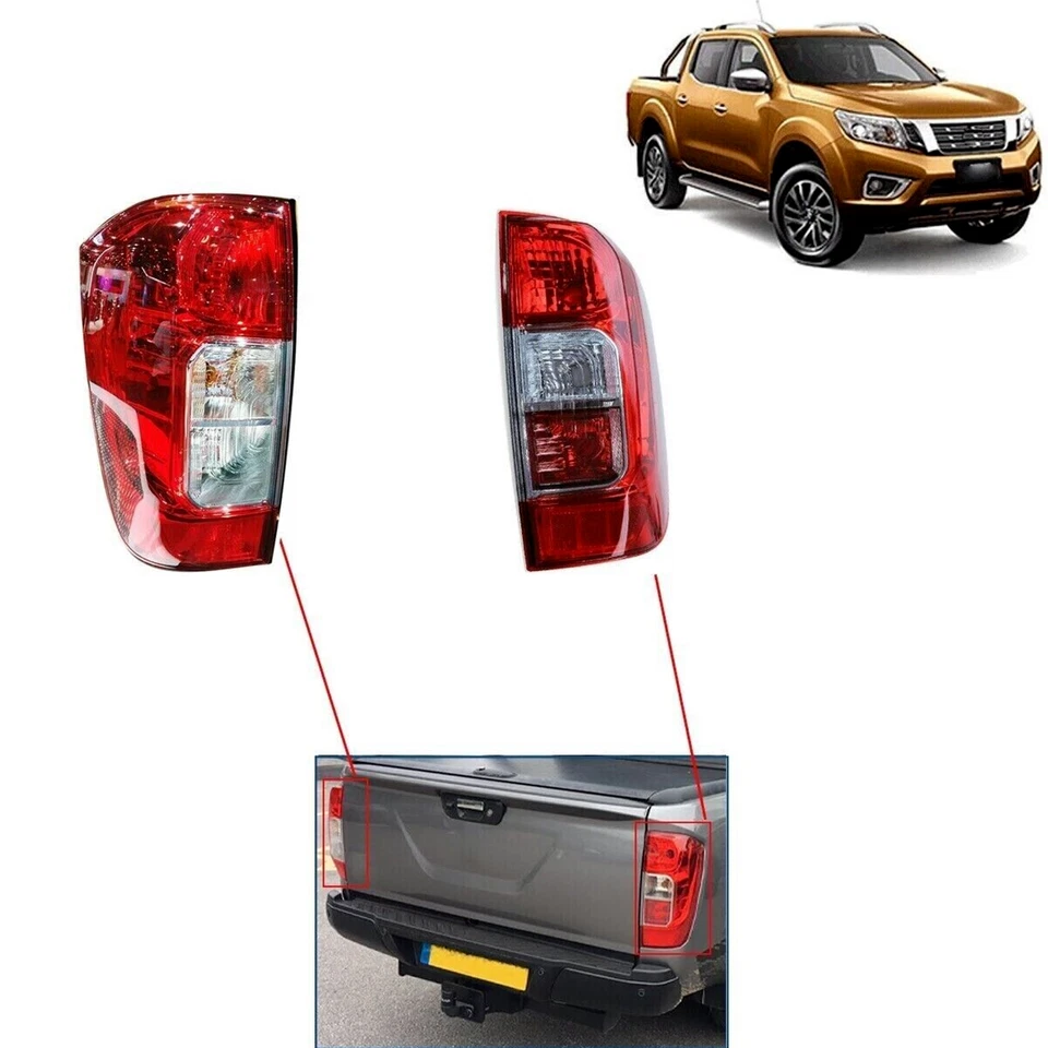 Pair Rear Right Left Back Light Lamp Fit Nissan Navara NP300 D23 Pickup 2016+ UK - Image 2 of 4