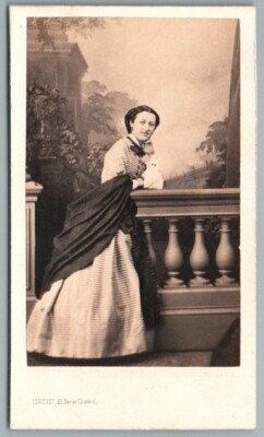 CDV 1865 Prinzessin Scylla geboren Fräulein von Beaumont Foto Aristokratie Levitsky Foto