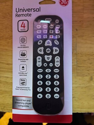 GE Universal Remote - pick your color