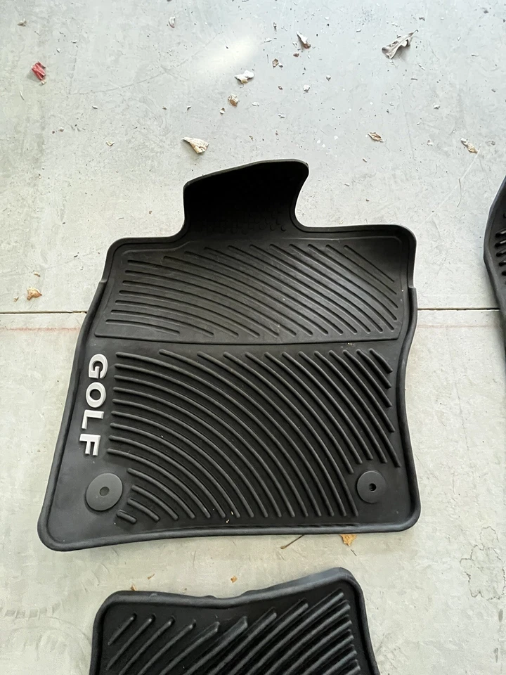 Juego de alfombrillas de goma para Volkswagen Golf 2014-2016 5G1061550A041 Foto 4 de 4