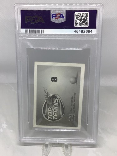 2011 Luxor Top Tennis #8 Caroline Wozniacki PSA 2 (Top Pop, Pop 1) - Picture 2 of 2