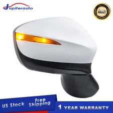 Passenger/Right Side Heated Manual Fold Mirror Fit 2015-2016 Mazda CX-5 6 Wires