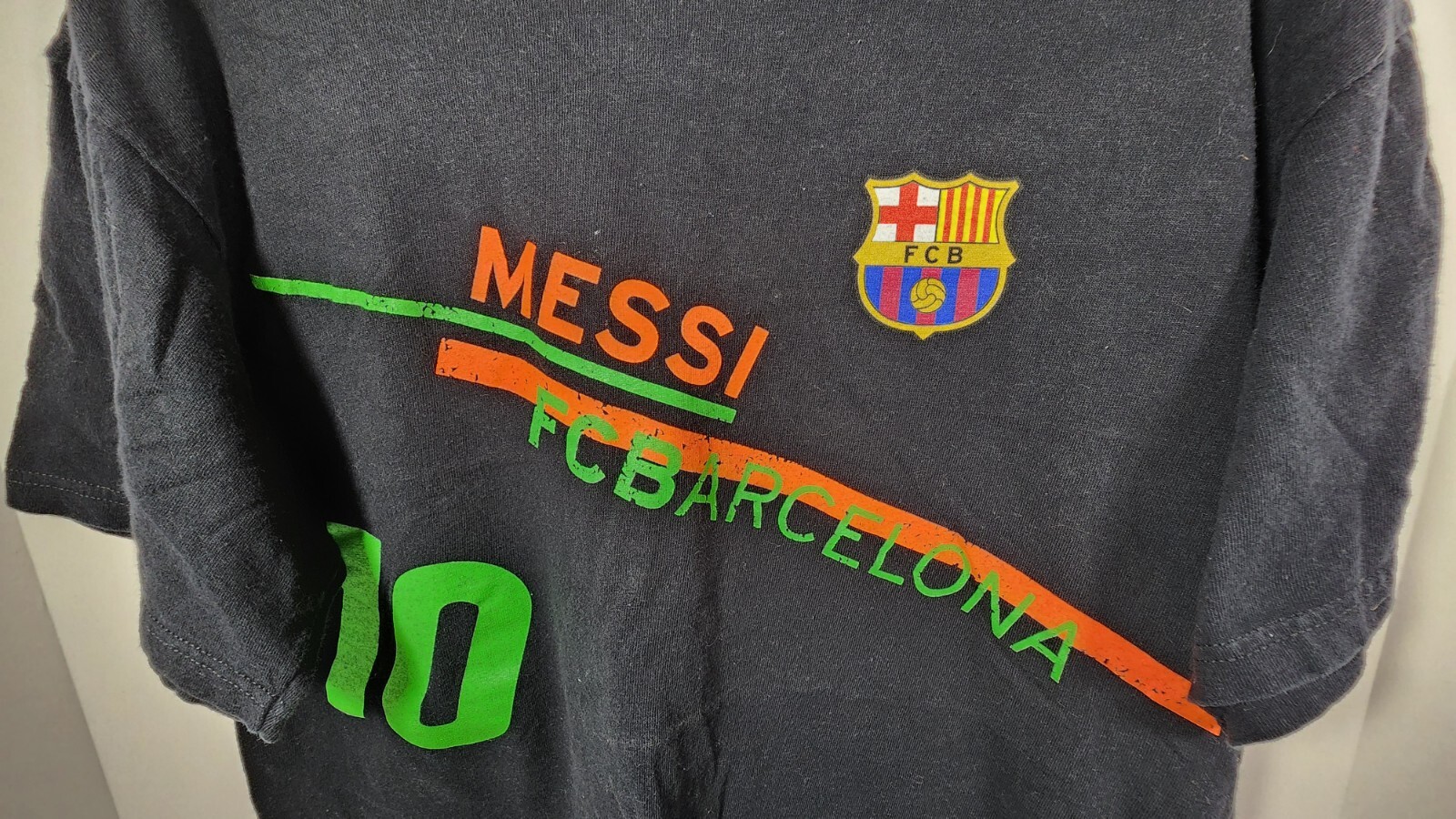 Maillot FC Barcelone Lionel Messi #10 – Taille XL, édition Qatar Airways, Neuf, Officiellement Licencié