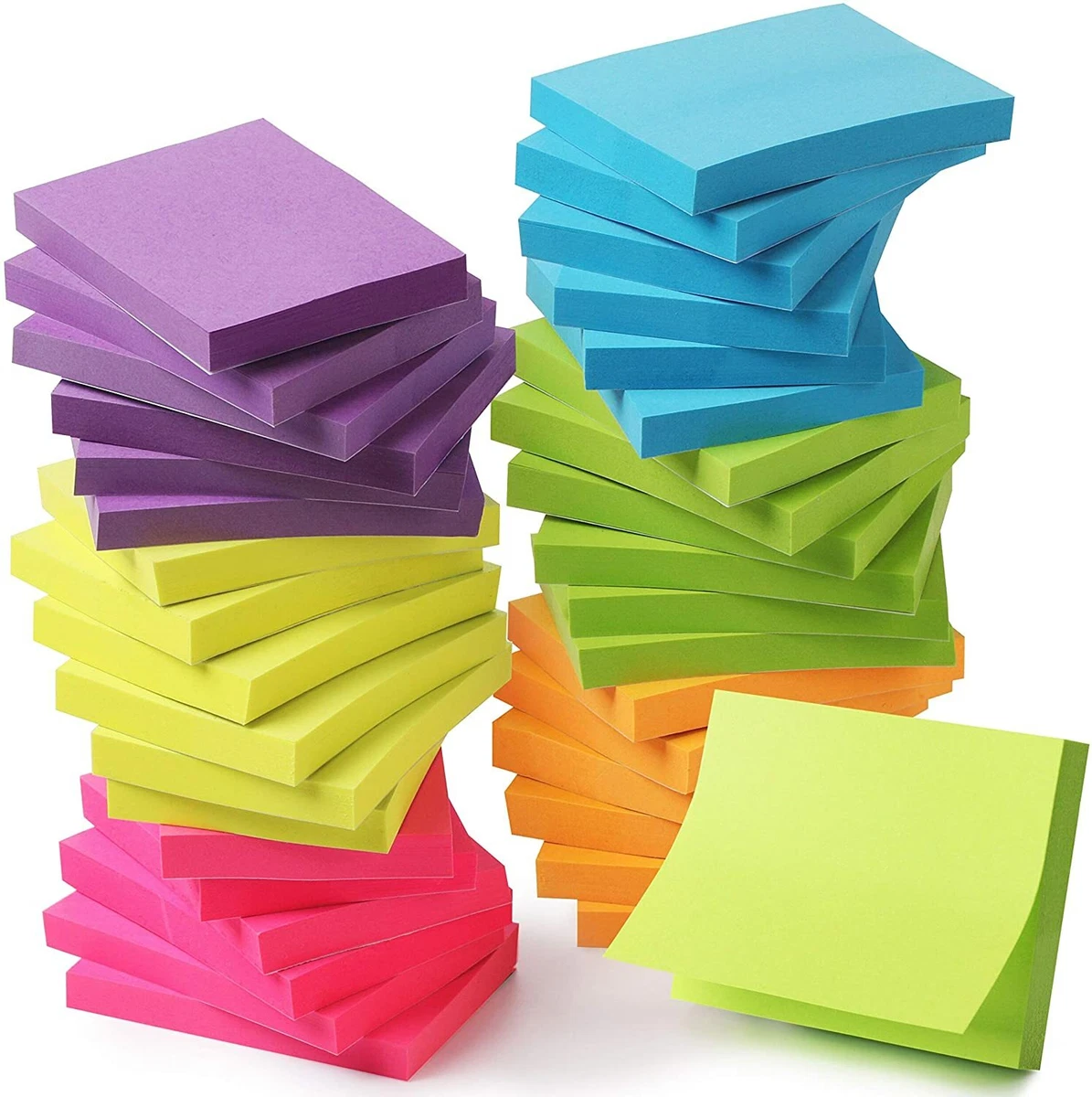 Sticky Notes, Sticky Notes 1.5x2 inch, 36 Pads, Small Sticky Note, Colored  Sti