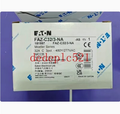 1 PCS NEW Eaton Mueller FAZ-C32/3-NA High Resolution UL489 CSA Zertifizierung