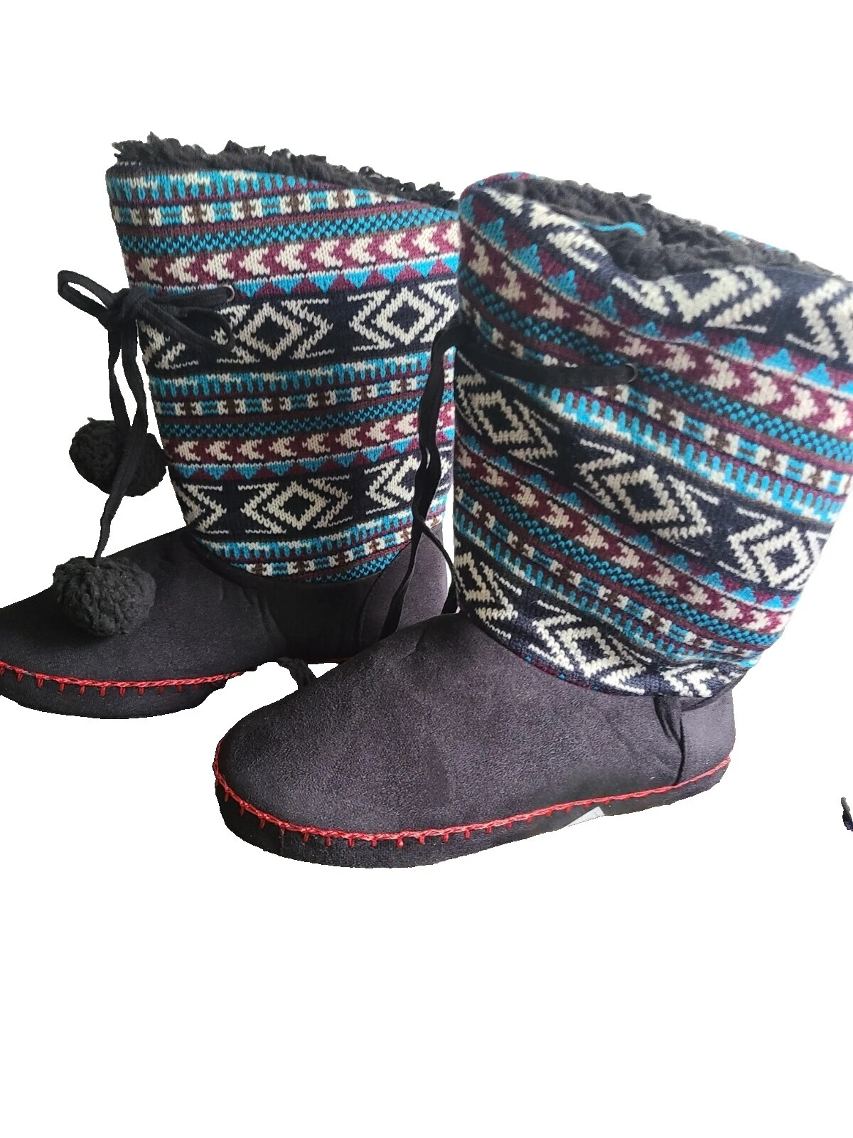 Women's Geometric Slippers Cotton Upper