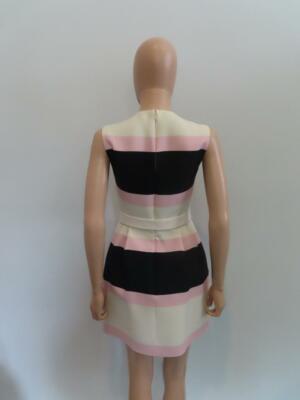 Valentino★素敵!Ivory/Pink/Black w/ Bow Belt A-Line Dress s-l400.jpg