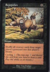 Repopulate 111/143 Urza's Legacy