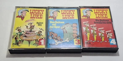 3 x MC Lucky Luke Hörspiel Folge 1 + 3 + 4  - Bild 1 von 4