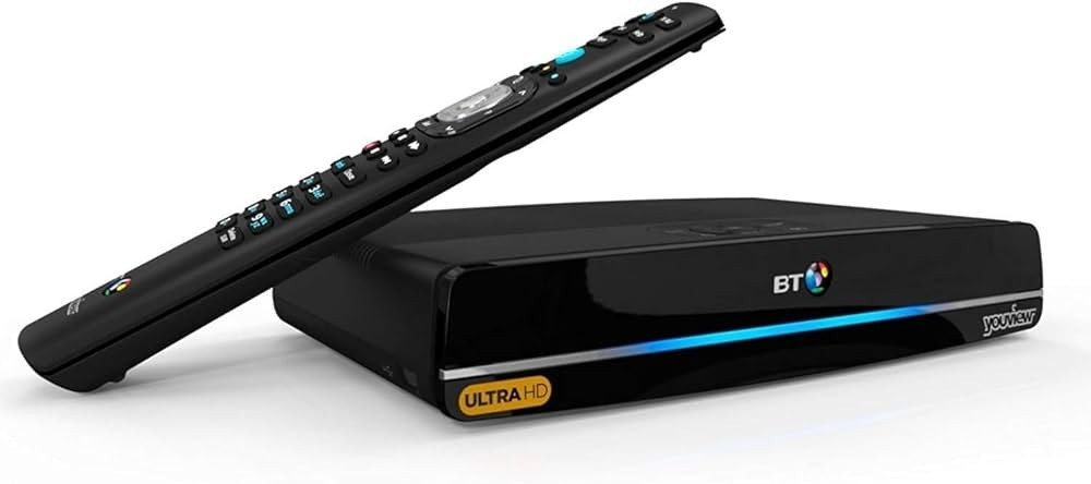 BT Ultra HD 4K YouView Box (DTR-T4000) 500GB – Recorder, Twin Freeview HD Tuner