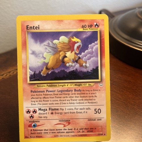 Pokémon Entei Neo Revelation 17/64 Regular Rare Unlimited 
