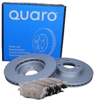 2X Quaro Bremsscheiben 256Mm + BeläGe Satz Vorne FüR Hyundai I20 I PB