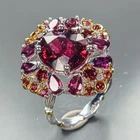Top Color A+ 5 ct+ Natural Tourmaline Ring 925 Sterling Silver Size 8 /R479192