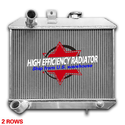 Full Aluminum Radiator fit 1941-1952 1951 Jeep Willys CJ2 CJ3 CJ-2A CJ-3A MB M38