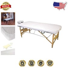 Heavy Duty Massage Table Fitted Sheets 105pc Case, Elastic Bed Cover