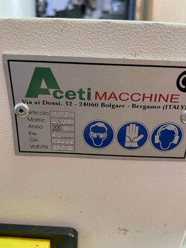 Aceti Spiralbohrerschleifmaschine ART 113 - Bild 2 von 5