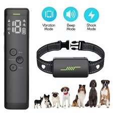 3300 FT Dog Shock Collar 3 Modes W/Remote Control Kit for Dogs 5-120lbs NEW