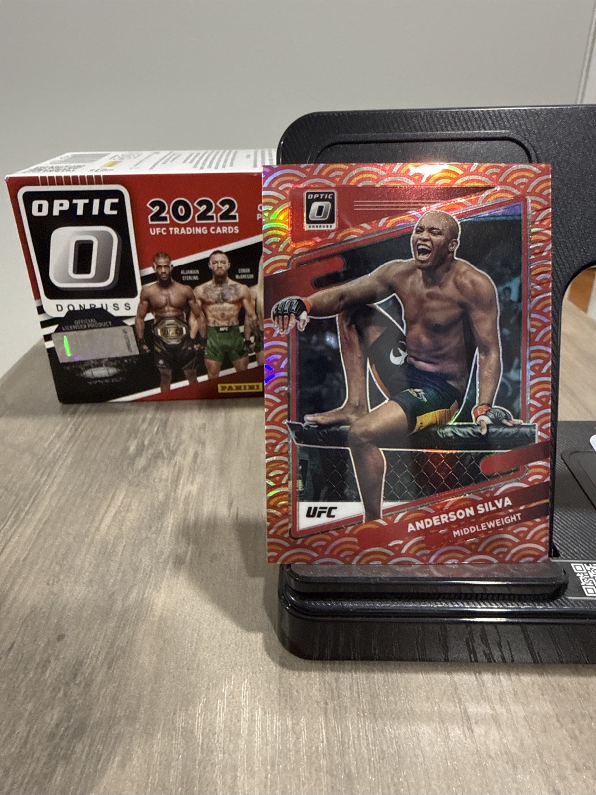 2022 Panini Donruss Optic UFC - Anderson Silva #27 Photon Prizm