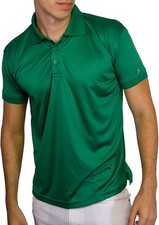 Men's Classic Dry Fit Breathable Interlock Polo Shirt Short Sleeve