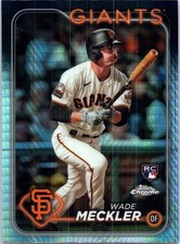 2024 Topps Chrome #22 Wade Meckler Prism Refractors San Francisco Giants