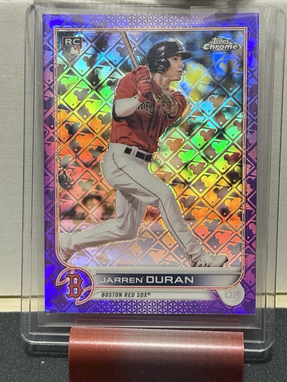 JARREN DURAN 2022 Topps Chrome RC /250 Purple Logofractor