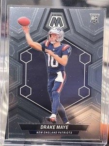 2024 Panini Mosaic - Rookies Drake Maye #303 Silver Prizm (RC)