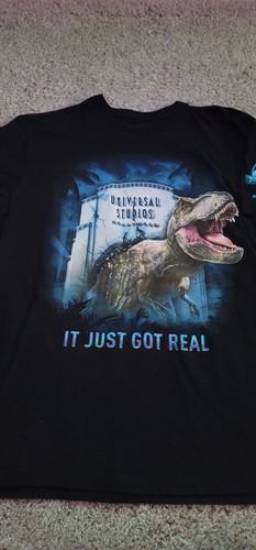 Jurassic World Universal Studios Hollywood Grand Opening T-Shirt L