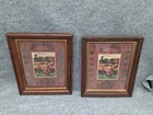 Set Of 2-The Way West "Vintage" Buffalo Nickel 12 Coin Framed Collection