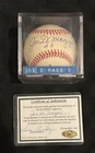 Joe DiMaggio Autographed American League Baseball w/ COA  card - HOF Auto Ball