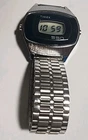 Vintage Rare 1975 Timex SSQ H CELL Digital Men's LCD Watch Excellent
