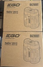Lot Of 2 - EGO POWER BA2800T 56V 5.0 Ah Lithium-ion Battery/Fuel Gauge OEM NEW