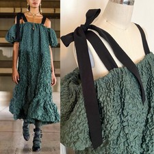 $1,600 Ulla Johnson Runway Fall 2021 Francoise Green Gown Size 0 NWOT