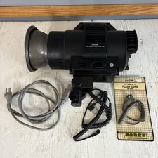 Vintage Sunpak Monolite MS-4000 Pro Studio Flash Strbe Modeling Lamp Tested