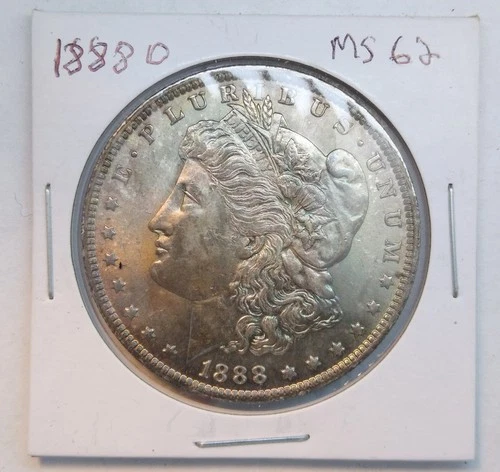 1880 O Morgan, Strong Strike, Natural Toning With MS Details