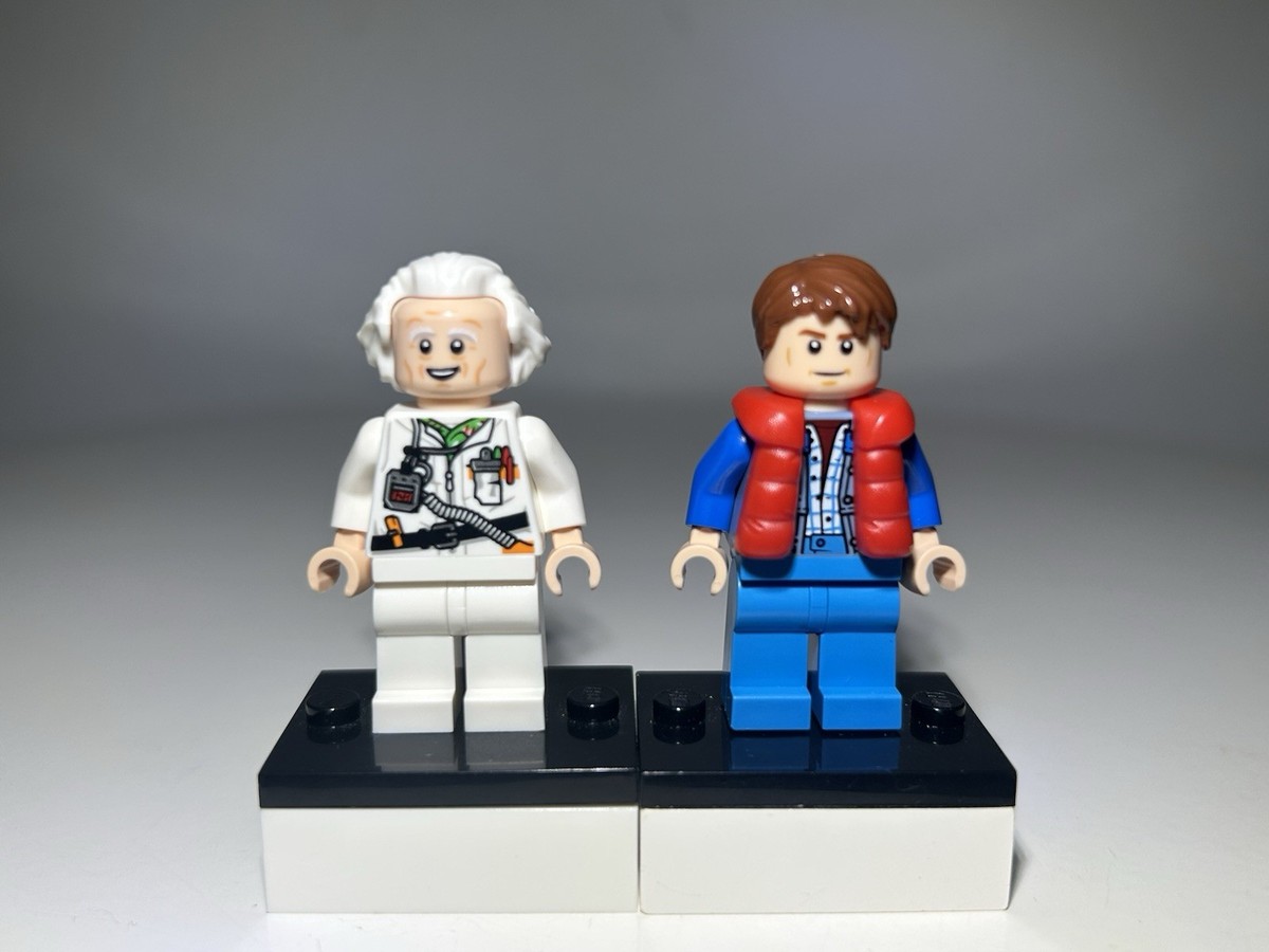 LEGO Doc Brown And Marty McFly Minifigures 77256 Back To The