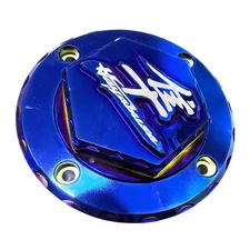 Blue Gas Fuel Tank Cap Cover  For Hayabusa GSXR1300 1999-2007