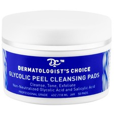 Chemical Peel Pads 10 Glycolic  Salicylic Acid  Clear Skin, Reduce Wrinkles