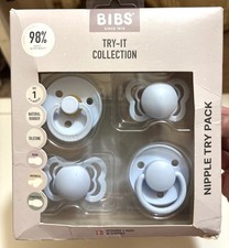 New BIBS Try-it Collection Pacifier set Of 4